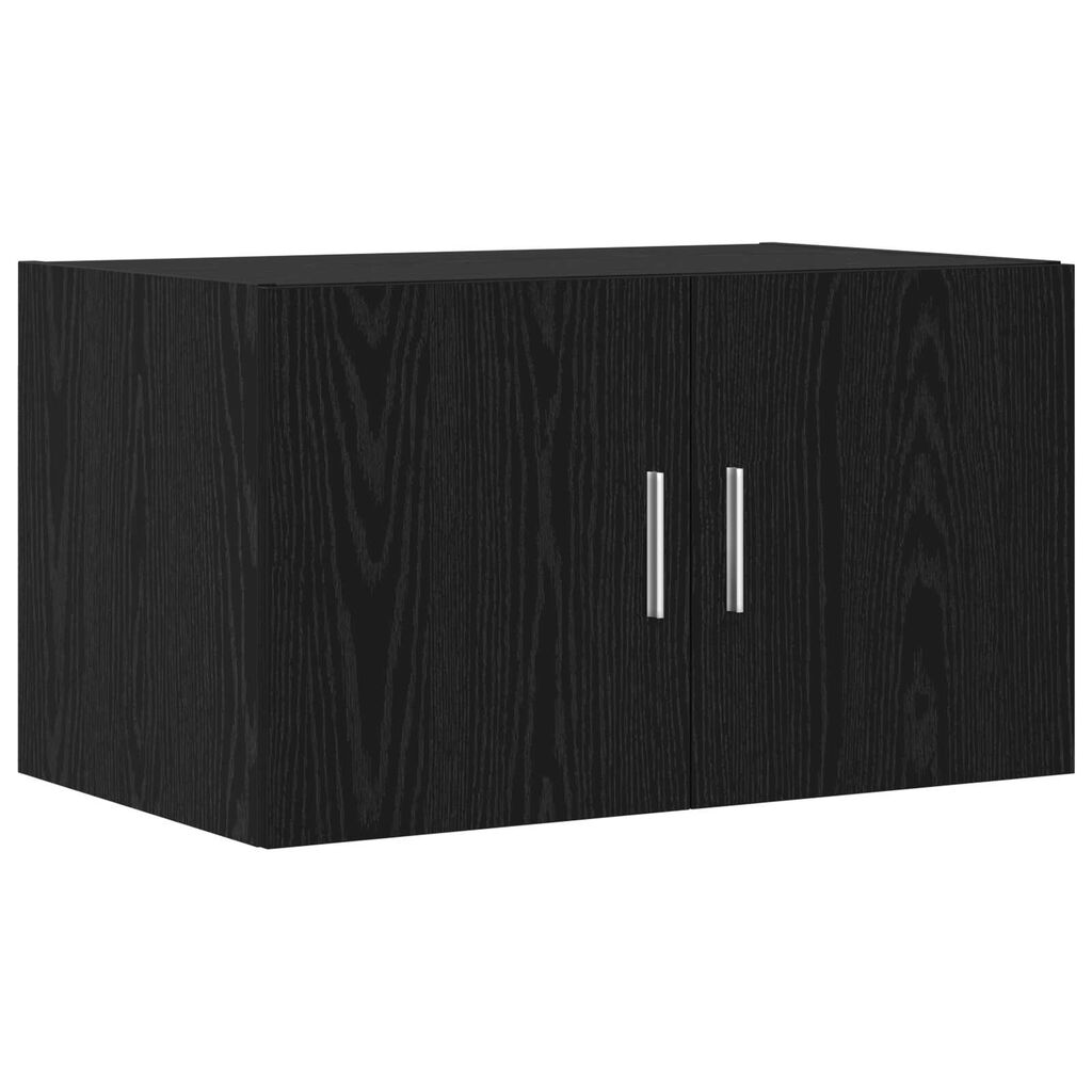 Ντουλάπι Αποθήκευσης vidaXL Μαύρος Δρύς 70x42.5x225 εκ. Επεξεργασμένο Ξύλο