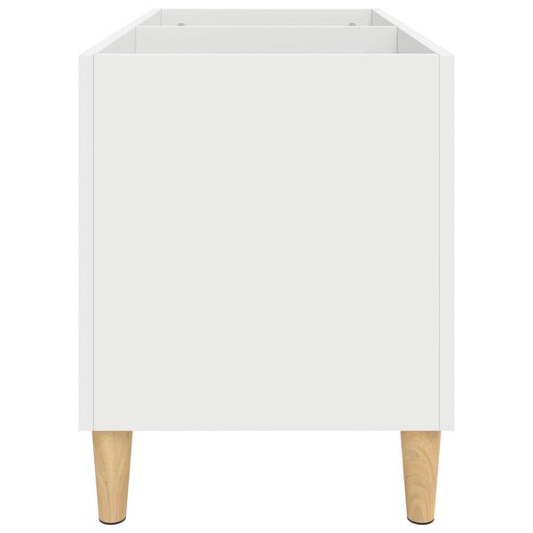 vidaXL Έπιπλο Δίσκων Λευκό 74,5 x 38 x 48 εκ. από Επεξεργασμένο Ξύλο