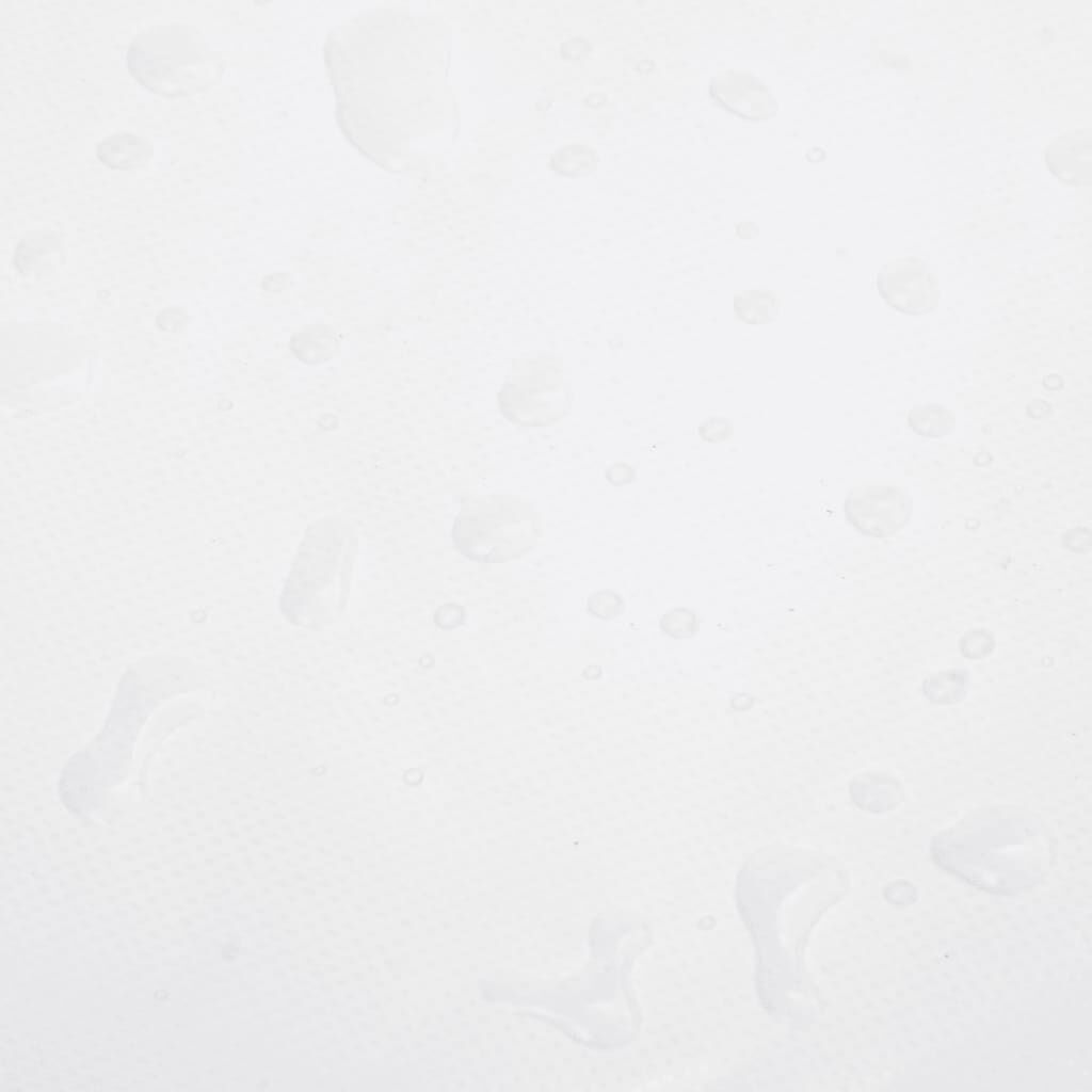 vidaXL Μουσαμάς Λευκός 1,5 x 2,5 μ. 650 γρ./μ²