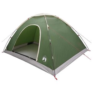 vidaXL &Sigma;&kappa;&eta;&nu;ή Camping 6 &alpha;&tau;ό&mu;&omega;&nu; &Pi;&rho;ά&sigma;&iota;&nu;&omicron; 185T &Pi;&omicron;&lambda;&upsilon;&epsilon;&sigma;&tau;έ&rho;&alpha;&sigmaf; &mu;&epsilon; &epsilon;&pi;&iota;&kappa;ά&lambda;&upsilon;&psi;&eta; PU