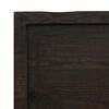 vidaXL Ράφι Τοίχου Σκούρο Καφέ 140x40x(2-6) εκ. Επεξ. Μασίφ Ξύλο Δρυός