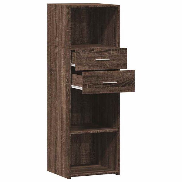 vidaXL Ντουλάπι Καφέ Δρυς 40x42,5x124 εκ. από Επεξεργασμένο Ξύλο