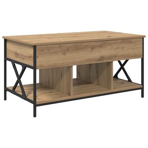 vidaXL &Tau;&rho;&alpha;&pi;&epsilon;&zeta;ά&kappa;&iota; &sigma;&alpha;&lambda;&omicron;&nu;&iota;&omicron;ύ Artisan Oak 100 x 55 x 48.5 &epsilon;&kappa;