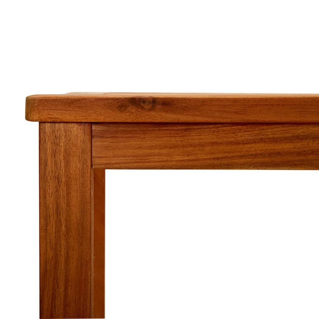 vidaXL Τραπέζι Κονσόλα Κήπου 110 x 40 x 75 εκ. από Μασίφ Ξύλο Ακακίας