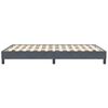 vidaXL Box Spring Κρεβάτι χωρίς στρώμα Σκούρο γκρι Βελούδινο