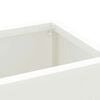 vidaXL Σχέδιο & βάση αποθήκευσης Λευκό 28 x 12 x 41 εκ Μέταλλο