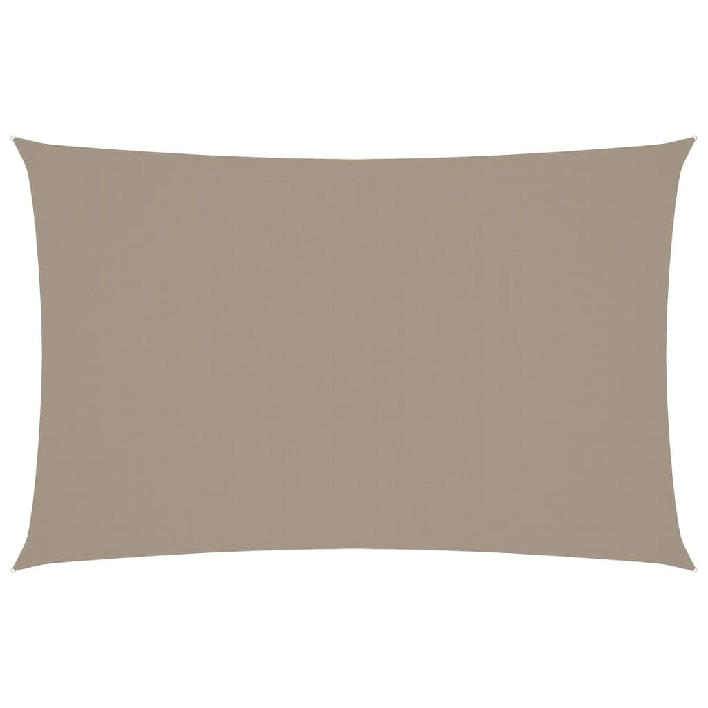 vidaXL Πανί Σκίασης Ορθογώνιο Taupe 4 x 7 μ. από Ύφασμα Oxford