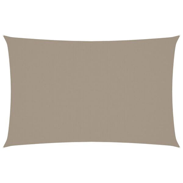 vidaXL Πανί Σκίασης Ορθογώνιο Taupe 4 x 7 μ. από Ύφασμα Oxford