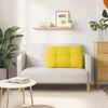 vidaXL Μαξιλάρι Πλάτης Απαλό Κίτρινο 80 x 24 x 50 εκ ύφασμα