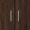 vidaXL Βιβλιοθήκη Καφέ Δρυς 82,5x30,5x115 εκ. Επεξεργασμένο Ξύλο