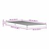 vidaXL Κρεβάτι δαπέδου Λευκό 90 x 220 cm Μασίφ ξύλο πεύκου