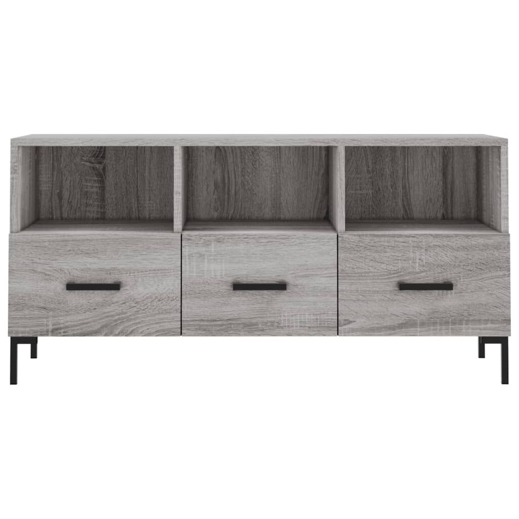 vidaXL Έπιπλο Τηλεόρασης Γκρι Sonoma 102 x 36 x 50 εκ. Επεξεργ. Ξύλο