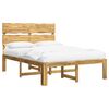 vidaXL &Delta;&iota;&pi;&lambda;ό &Kappa;&rho;&epsilon;&beta;ά&tau;&iota; &mu;&epsilon; &Kappa;&epsilon;&phi;&alpha;&lambda;ά&rho;&iota; ROSTOCK &Lambda;&epsilon;&upsilon;&kappa;ό 120 x 190 cm