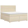 vidaXL &Kappa;&rho;&epsilon;&beta;ά&tau;&iota; box spring &mu;&epsilon; &sigma;&tau;&rho;ώ&mu;&alpha; &Kappa;&rho;&epsilon;&mu; 140 x 200 cm Ύ&phi;&alpha;&sigma;&mu;&alpha;