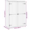vidaXL Αποθήκη Εργαλείων Κήπου 123x45x171 εκ. Εμποτισμένο Μασίφ Πεύκο