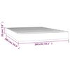 vidaXL Στρώμα με Pocket Springs Σκούρο Πράσινο 140x190x20 εκ Βελούδινο