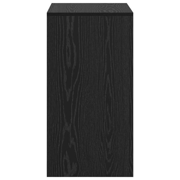 vidaXL Γραφείο Μαύρη δρυς 60 x 40 x 76 εκ. Επεξεργασμένο ξύλο