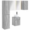 vidaXL &Sigma;&epsilon;&tau; &Nu;&tau;&omicron;&upsilon;&lambda;&alpha;&pi;&iota;ώ&nu; &Mu;&pi;ά&nu;&iota;&omicron;&upsilon; 5 pcs &Gamma;&kappa;&rho;&iota; Sonoma 43 x 11,5 x 60,5 &epsilon;&kappa;.