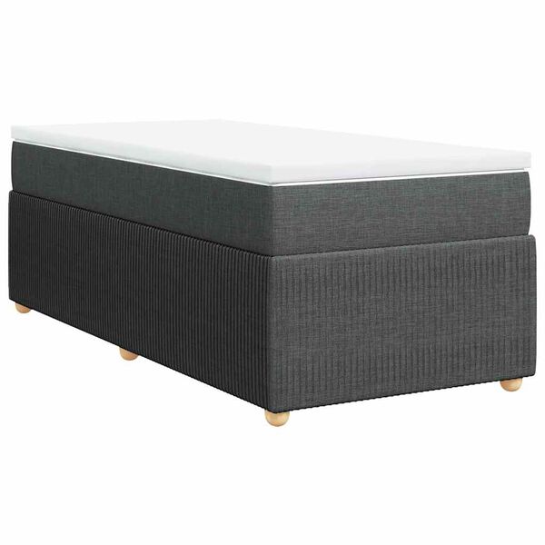 vidaXL &Kappa;&rho;&epsilon;&beta;ά&tau;&iota; Boxspring &mu;&epsilon; &Sigma;&tau;&rho;ώ&mu;&alpha; &Sigma;&kappa;&omicron;ύ&rho;&omicron; &Gamma;&kappa;&rho;&iota; 100x200 &epsilon;&kappa;. &Upsilon;&phi;&alpha;&sigma;&mu;ά&tau;&iota;&nu;&omicron;