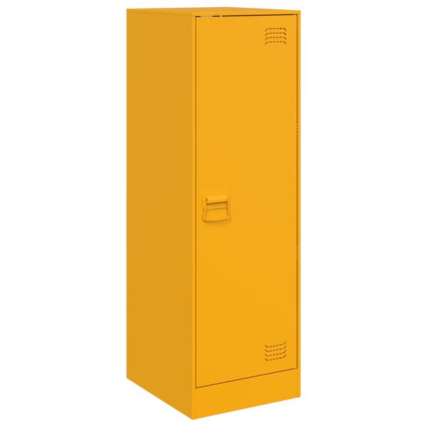 vidaXL Ντουλάπι Μουσταρδί 34,5x39x107 εκ. από Ατσάλι