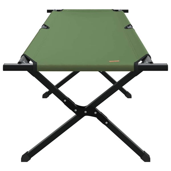 vidaXL Αναδιπλούμενο Κρεβάτι Κάμπινγκ Amy κίτρινο Ύφασμα Oxford