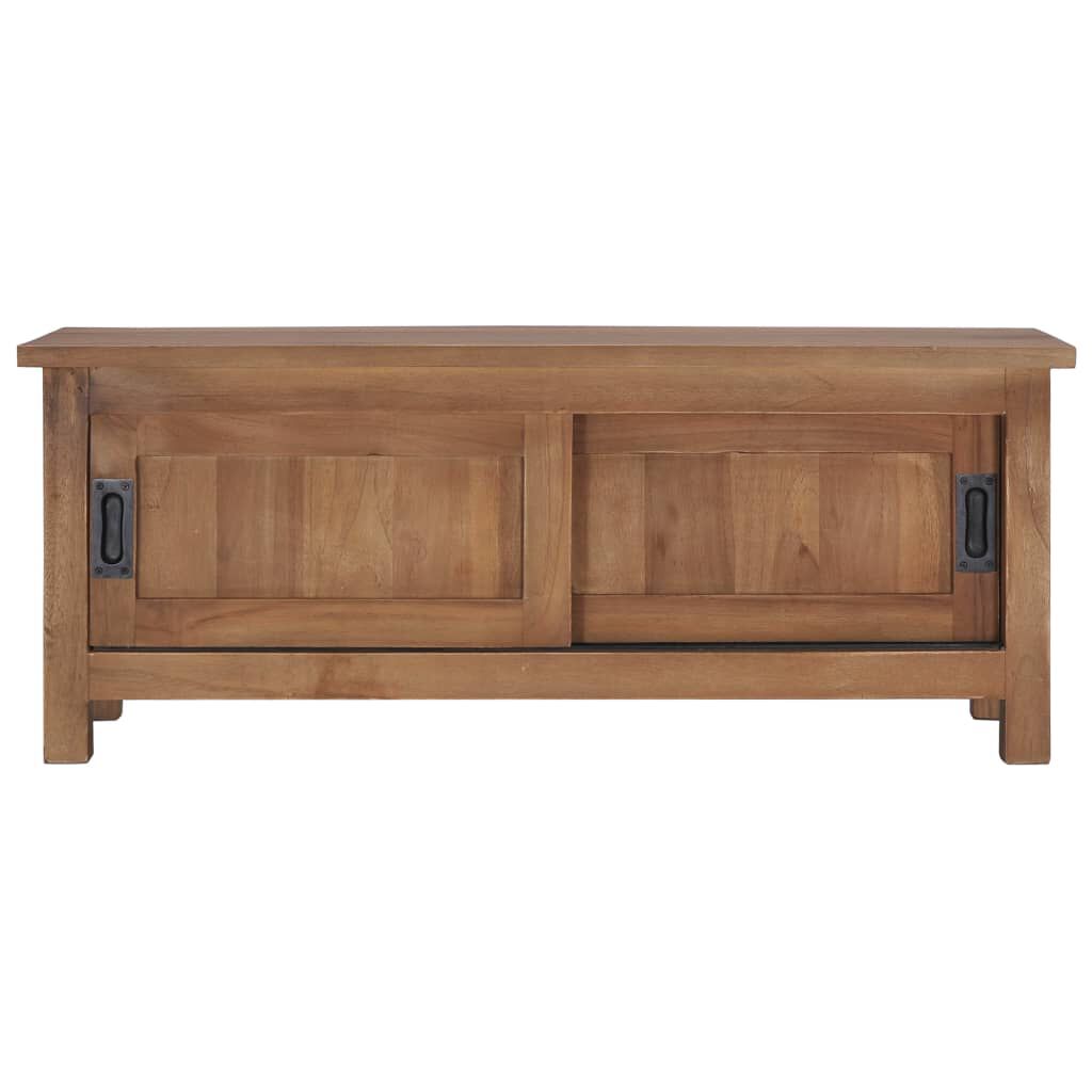 vidaXL Έπιπλο Τηλεόρασης 90 x 30 x 35 εκ. από Μασίφ Ξύλο Teak