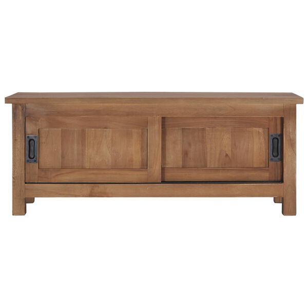 vidaXL Έπιπλο Τηλεόρασης 90 x 30 x 35 εκ. από Μασίφ Ξύλο Teak