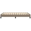 vidaXL Πλαίσιο Κρεβατιού χωρίς στρώμα Taupe 120x190 εκ. Υφασμάτινο