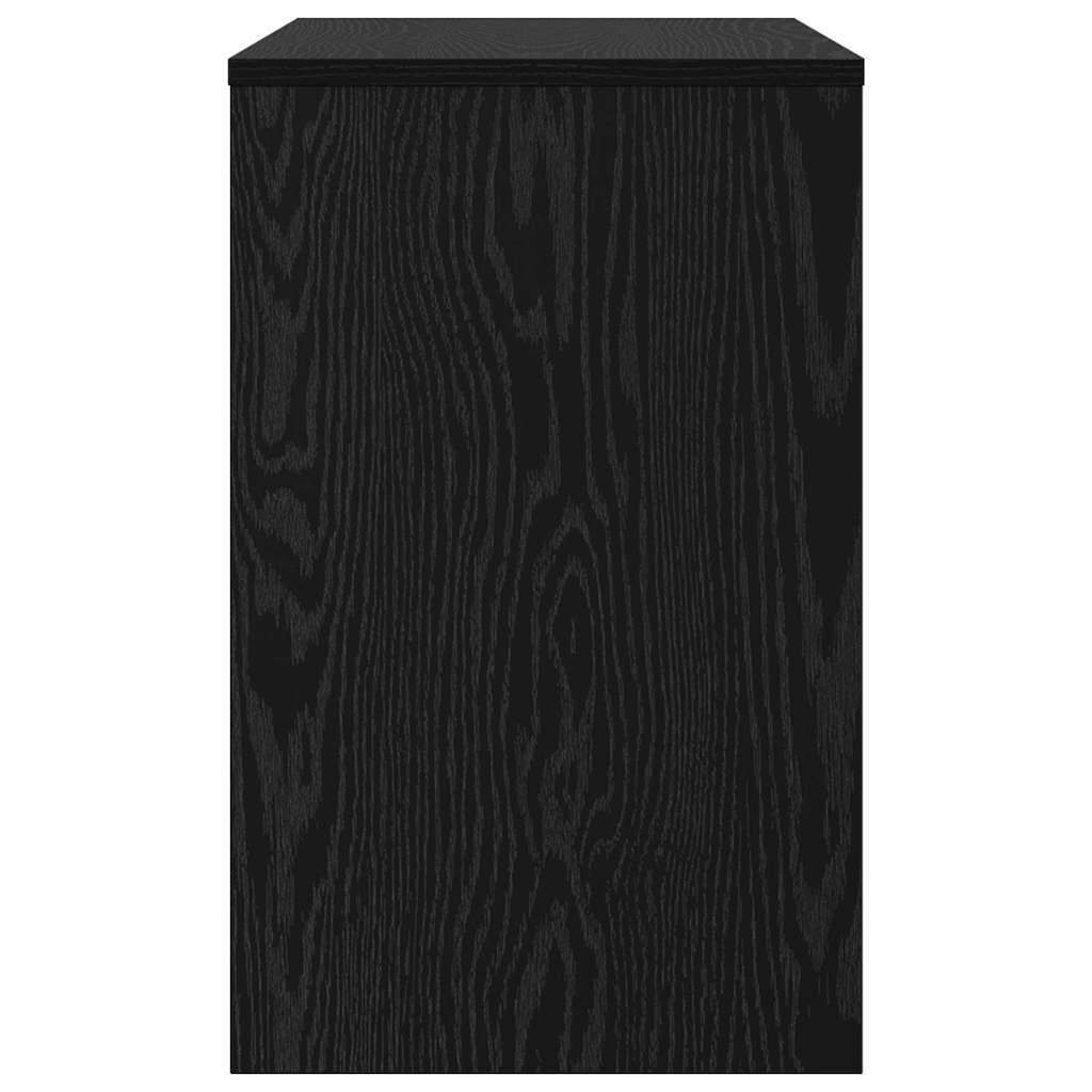 vidaXL Φωτιστικό Τραπεζάκι 3 pcs Μαύρη δρυς 60 x 35 x 56 εκ.
