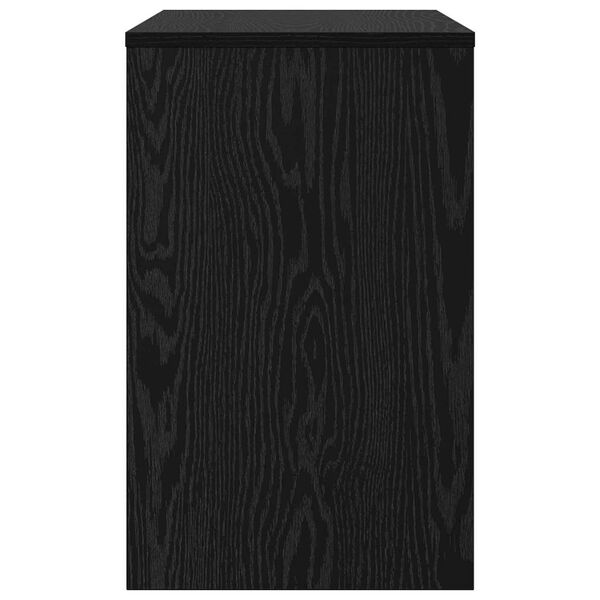 vidaXL Φωτιστικό Τραπεζάκι 3 pcs Μαύρη δρυς 60 x 35 x 56 εκ.