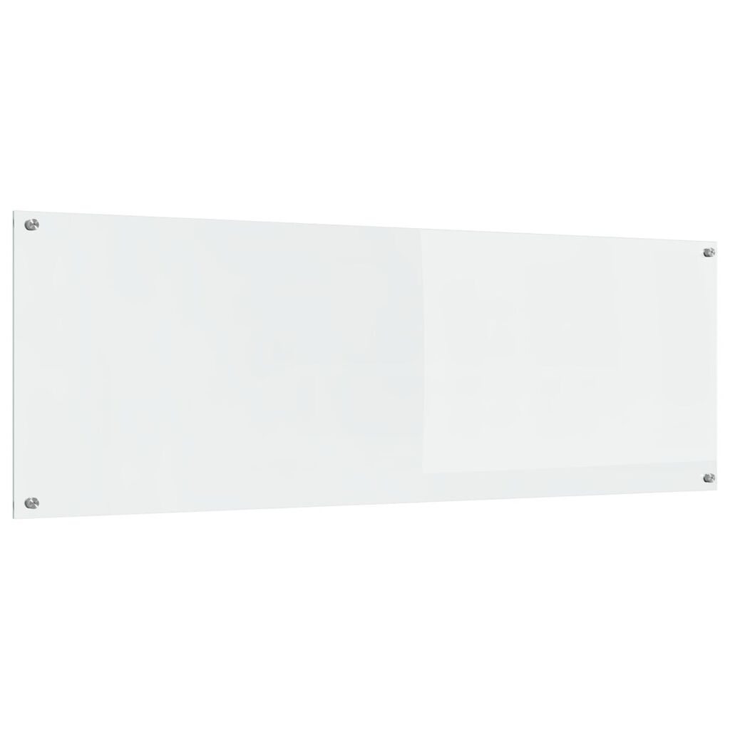 vidaXL Πλακάκι Κουζίνας Διαφανές 120x40x0,6 εκ. Θερμάνθικτο Γυαλί
