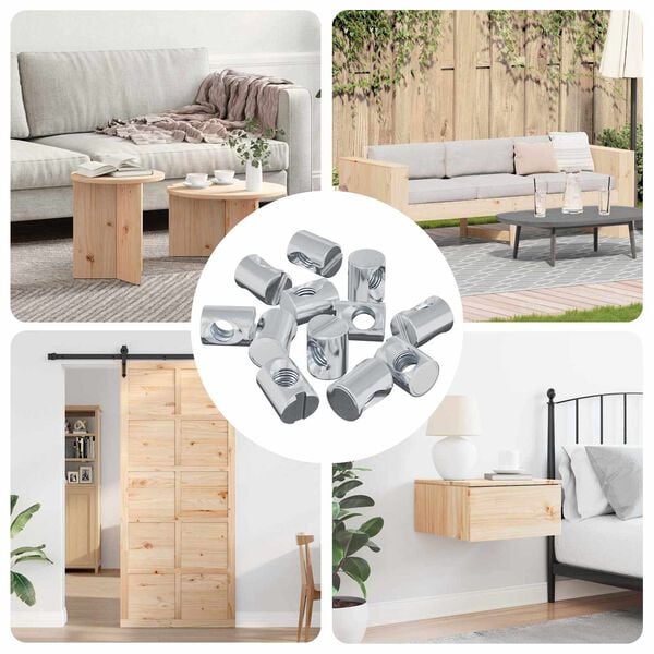 vidaXL &Beta;ί&delta;&alpha; &epsilon;&pi;ί&pi;&lambda;&omicron;&upsilon; 3462 pcs &Epsilon;&pi;&iota;&kappa;&alpha;&lambda;&upsilon;&mu;&mu;έ&nu;&omicron; &mu;&epsilon; &psi;&epsilon;&upsilon;&delta;ά&rho;&gamma;&upsilon;&rho;&omicron; M6 x 13 mm