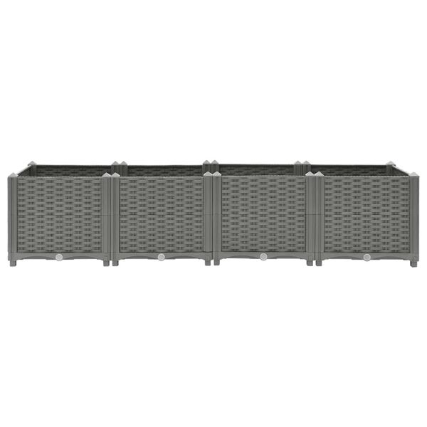 vidaXL Ζαρντινιέρα 160 x 40 x 38 εκ. από Πολυπροπυλένιο