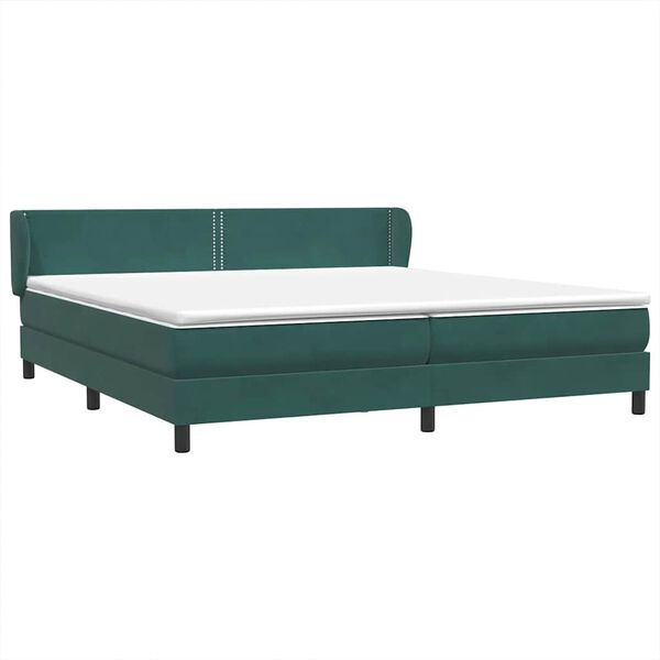 vidaXL Box Spring &kappa;&rho;&epsilon;&beta;ά&tau;&iota; &mu;&epsilon; &sigma;&tau;&rho;ώ&mu;&alpha;&tau;&alpha; &sigma;&kappa;&omicron;ύ&rho;&omicron; &pi;&rho;ά&sigma;&iota;&nu;&omicron; &Beta;&epsilon;&lambda;&omicron;ύ&delta;&iota;&nu;&omicron;