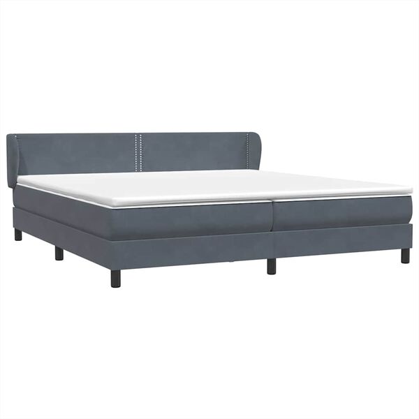 vidaXL Box Spring &Kappa;&rho;&epsilon;&beta;ά&tau;&iota; &mu;&epsilon; &sigma;&tau;&rho;ώ&mu;&alpha;&tau;&alpha; &Sigma;&kappa;&omicron;ύ&rho;&omicron; &gamma;&kappa;&rho;&iota; 180x210 cm Velvet