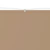 vidaXL Τέντα Κάθετη Taupe 60 x 1000 εκ. από Ύφασμα Oxford