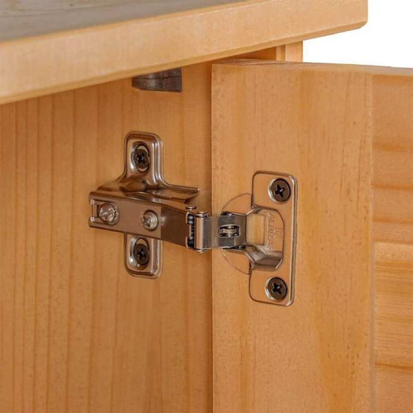 vidaXL Ντουλάπα Πλυντηρίου με ράφι VIGO καφέ μελί 72.5 x 27 x 161 εκ
