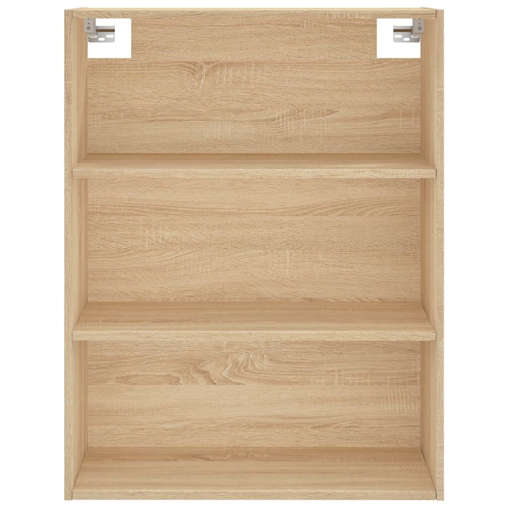 vidaXL Ντουλάπι Sonoma δρυς 69,5 x 34 x 180 εκ. από Επεξεργασμένο Ξύλο