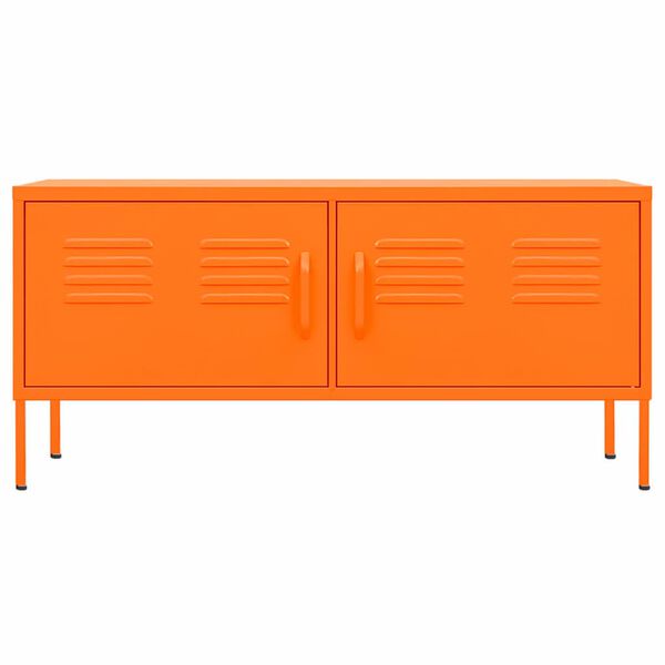 vidaXL Έπιπλο Τηλεόρασης Πορτοκαλί 105x35x50 εκ. από Ατσάλι