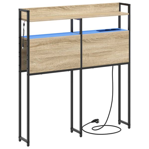 vidaXL Κεφαλάρι Αποθήκης Sonoma Oak 90 εκ. Επεξεργασμένο ξύλο