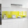 vidaXL Πίσω Πάνελ Κουζίνας 2 pcs Κίτρινο 90 x 40 cm σκληρυμένο γυαλί