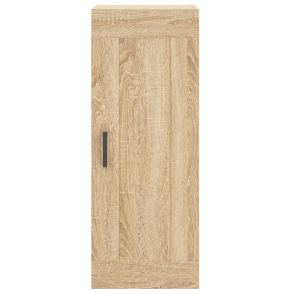 vidaXL Μπουφές Sonoma δρυς 34,5 x 34 x 180 εκ. από Επεξεργασμένο Ξύλο