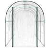 vidaXL Θερμοκήπιο Διαφανές 160x400x190 εκ. PVC & Χάλυβας Ηλεκτρ. Βαφή