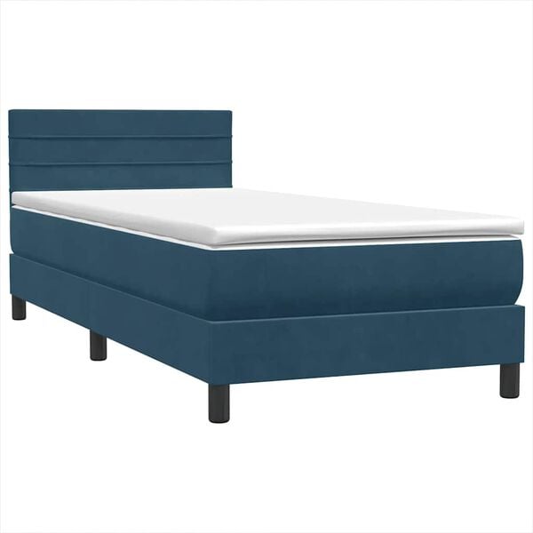 vidaXL &Kappa;&rho;&epsilon;&beta;ά&tau;&iota; Boxspring &mu;&epsilon; &Sigma;&tau;&rho;ώ&mu;&alpha; &Sigma;&kappa;&omicron;ύ&rho;&omicron; &Mu;&pi;&lambda;&epsilon; 80x220 &epsilon;&kappa;. &Beta;&epsilon;&lambda;&omicron;ύ&delta;&iota;&nu;&omicron;