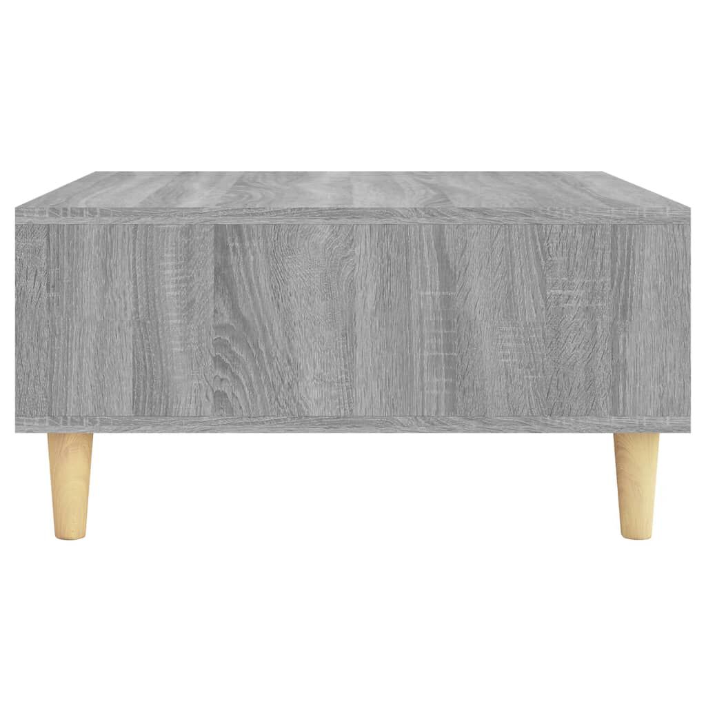 vidaXL Τραπεζάκι Σαλονιού Γκρι Sonoma 60 x 60 x 30 εκ. από Μοριοσανίδα