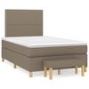 vidaXL &Kappa;&rho;&epsilon;&beta;ά&tau;&iota; Boxspring &mu;&epsilon; &Sigma;&tau;&rho;ώ&mu;&alpha; Taupe 120x190 &epsilon;&kappa;. &Upsilon;&phi;&alpha;&sigma;&mu;ά&tau;&iota;&nu;&omicron;