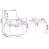 vidaXL Σετ Καναπέ Κήπου 6 pcs Καφέ 45 x 45 x 38 εκ. Μασίφ ξύλο ακακίας
