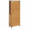 vidaXL Highboard &Pi;&alpha;&lambda;&iota;ό &xi;ύ&lambda;&omicron; 69,5 x 34 x 180 &epsilon;&kappa;. &Epsilon;&pi;&epsilon;&xi;&epsilon;&rho;&gamma;&alpha;&sigma;&mu;έ&nu;&omicron; &xi;ύ&lambda;&omicron;