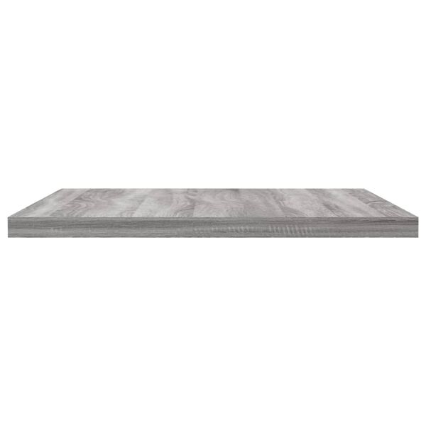 vidaXL Ράφια Τοίχου 4 τεμ. Γκρι Sonoma 40x30x1,5 εκ. Επεξεργ. Ξύλο