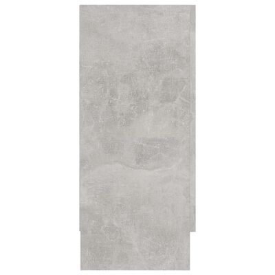 vidaXL Βιτρίνα Γκρι Σκυροδέματος 120 x 30,5 x 70 εκ. από Μοριοσανίδα